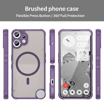 Husa MagSafe pentru Nothing CMF Phone 2 Pro, Techsuit, HaloFrost II, Mov