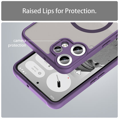 Husa MagSafe pentru Nothing CMF Phone 2 Pro, Techsuit, HaloFrost II, Mov
