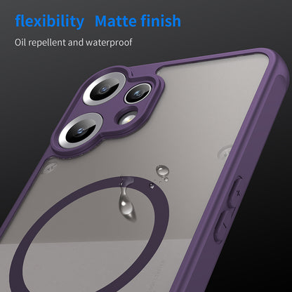 Husa MagSafe pentru Nothing CMF Phone 2 Pro, Techsuit, HaloFrost II, Mov