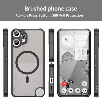 Husa MagSafe pentru Nothing CMF Phone 2 Pro, Techsuit, HaloFrost II, Neagra