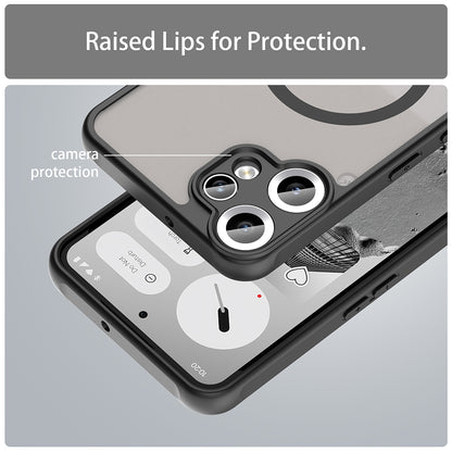 Husa MagSafe pentru Nothing CMF Phone 2 Pro, Techsuit, HaloFrost II, Neagra
