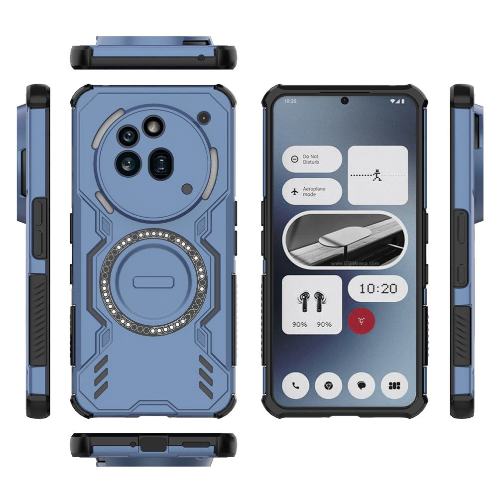 Husa MagSafe pentru Nothing Phone (3a) Pro, Techsuit, ArmorMag, Albastra