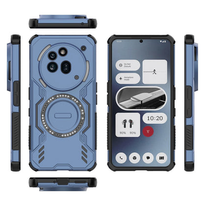 Husa MagSafe pentru Nothing Phone (3a) Pro, Techsuit, ArmorMag, Albastra