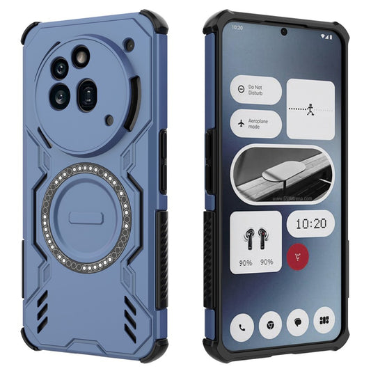 Husa MagSafe pentru Nothing Phone (3a) Pro, Techsuit, ArmorMag, Albastra