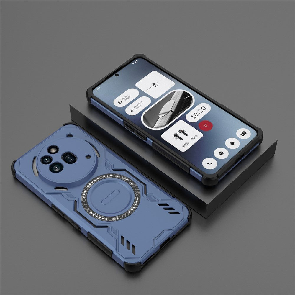 Husa MagSafe pentru Nothing Phone (3a) Pro, Techsuit, ArmorMag, Albastra