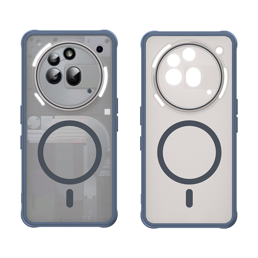 Husa MagSafe pentru Nothing Phone (3a) Pro, Techsuit, HaloFrost II, Bleumarin