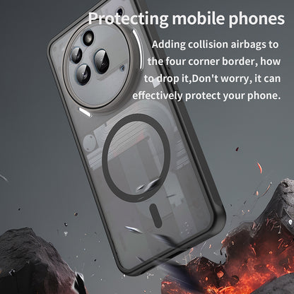 Husa MagSafe pentru Nothing Phone (3a) Pro, Techsuit, HaloFrost II, Neagra