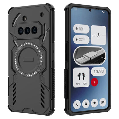 Husa MagSafe pentru Nothing Phone (3a), Techsuit, ArmorMag, Neagra
