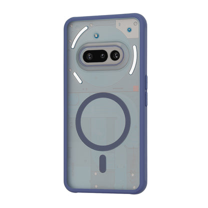Husa MagSafe pentru Nothing Phone (3a), Techsuit, HaloFrost, Bleumarin