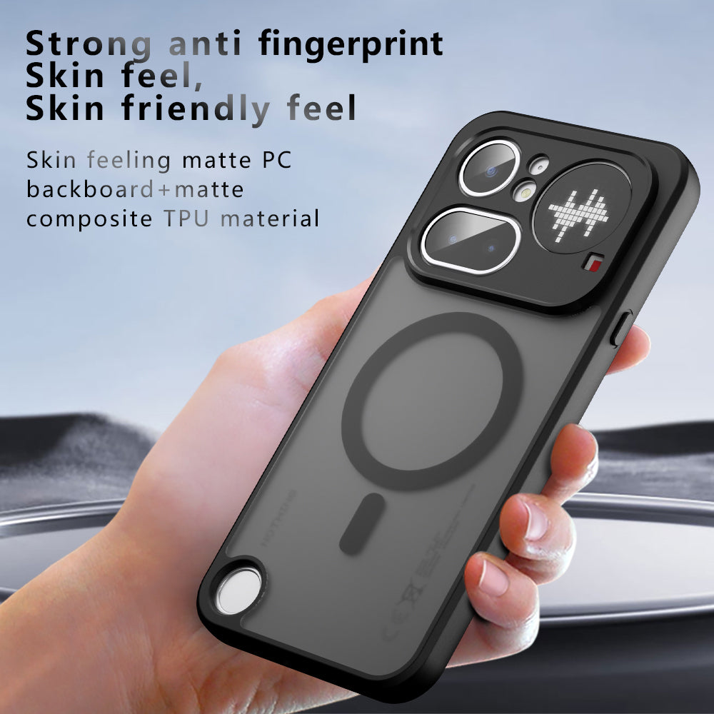 Husa MagSafe pentru Nothing Phone (4a) Pro, Techsuit, PureFrost, Neagra Satinata