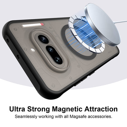 Husa MagSafe pentru Nothing Phone (4a), Techsuit, HaloFrost II, Neagra
