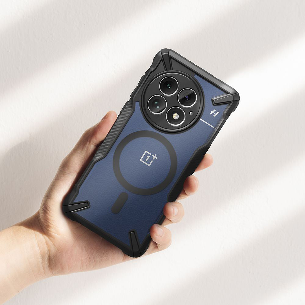 Husa MagSafe pentru OnePlus 13, Ringke, Fusion X, Neagra