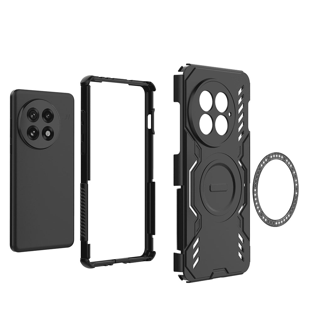 Husa MagSafe pentru OnePlus 13, Techsuit, ArmorMag, Neagra