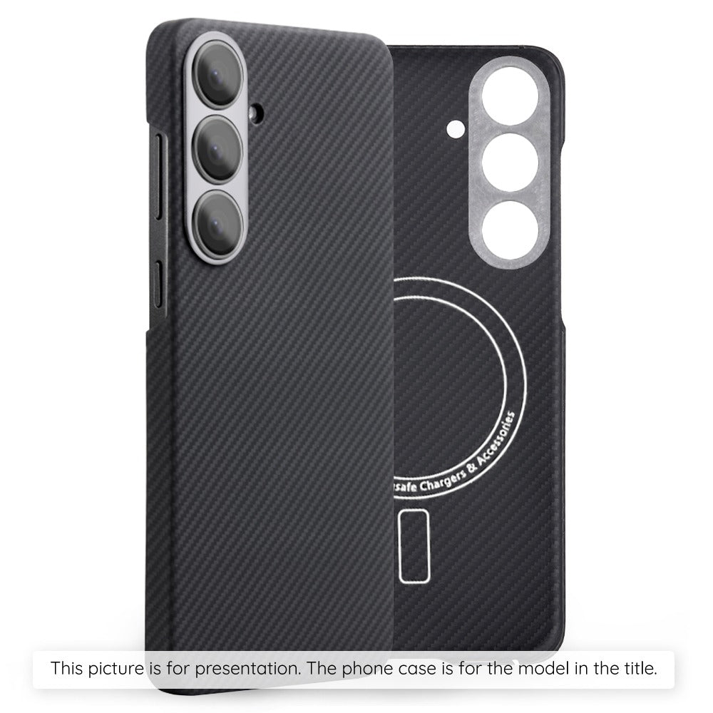 Husa MagSafe pentru OnePlus 15, Techsuit, Aramid Fiber, Neagra