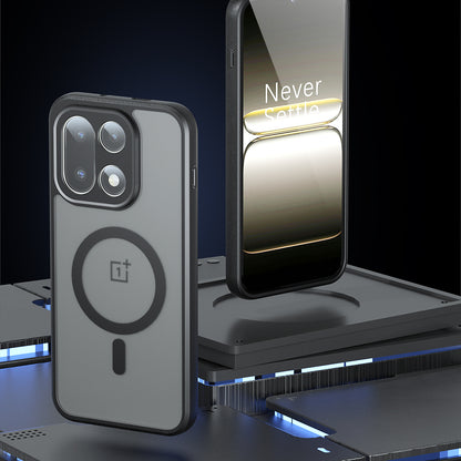 Husa MagSafe pentru OnePlus 15, Techsuit, PureFrost, Neagra Satinata