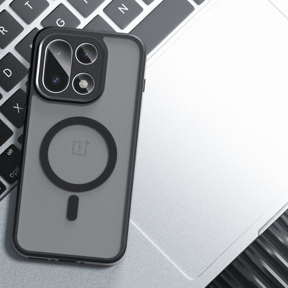 Husa MagSafe pentru OnePlus 15, Techsuit, PureFrost, Neagra Satinata