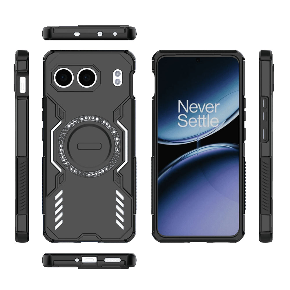 Husa MagSafe pentru OnePlus Nord 4, Techsuit, ArmorMag, Neagra