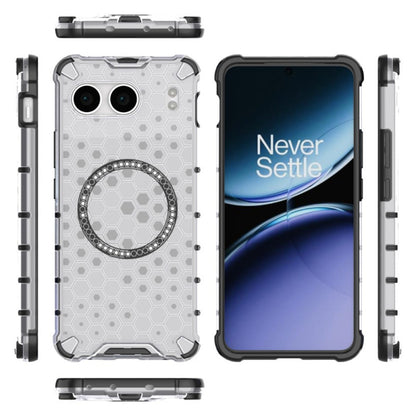 Husa MagSafe pentru OnePlus Nord 4, Techsuit, HoneyComb Shield, Alba