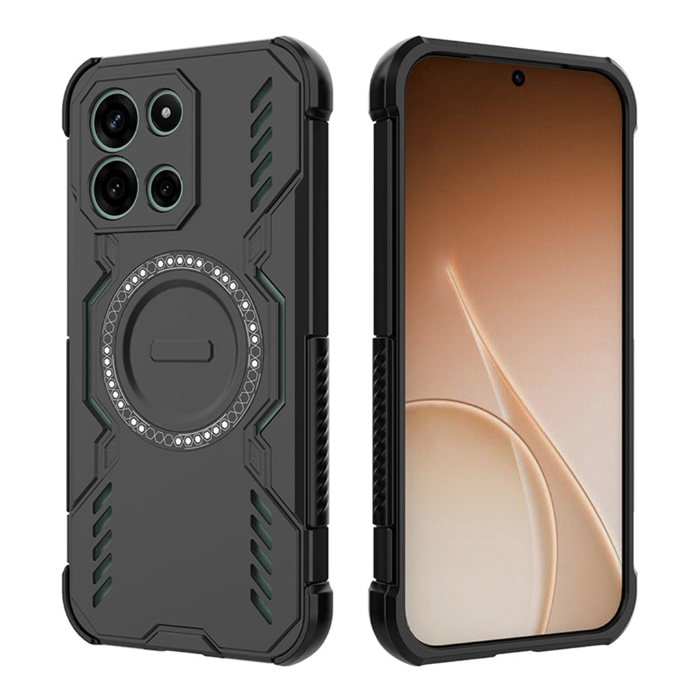 Husa MagSafe pentru OnePlus Nord 6, Techsuit, ArmorMag, Neagra