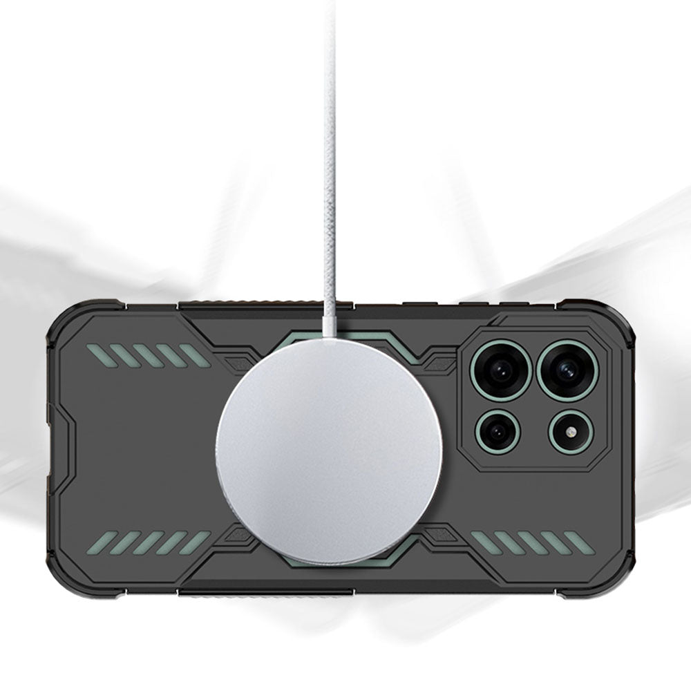 Husa MagSafe pentru OnePlus Nord 6, Techsuit, ArmorMag, Neagra