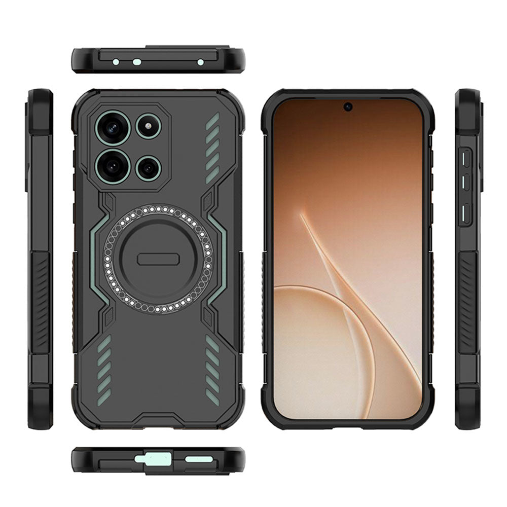 Husa MagSafe pentru OnePlus Nord 6, Techsuit, ArmorMag, Neagra