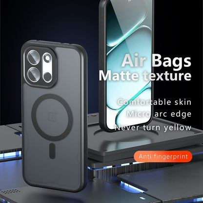 Husa MagSafe pentru OnePlus Nord 6, Techsuit, PureFrost, Neagra Satinata