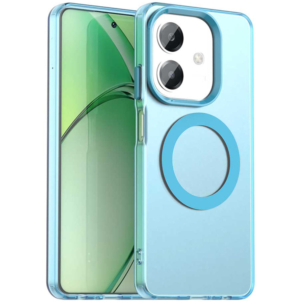 Husa MagSafe pentru Oppo A3 4G / A3 5G, Techsuit, CandyCase, Albastra