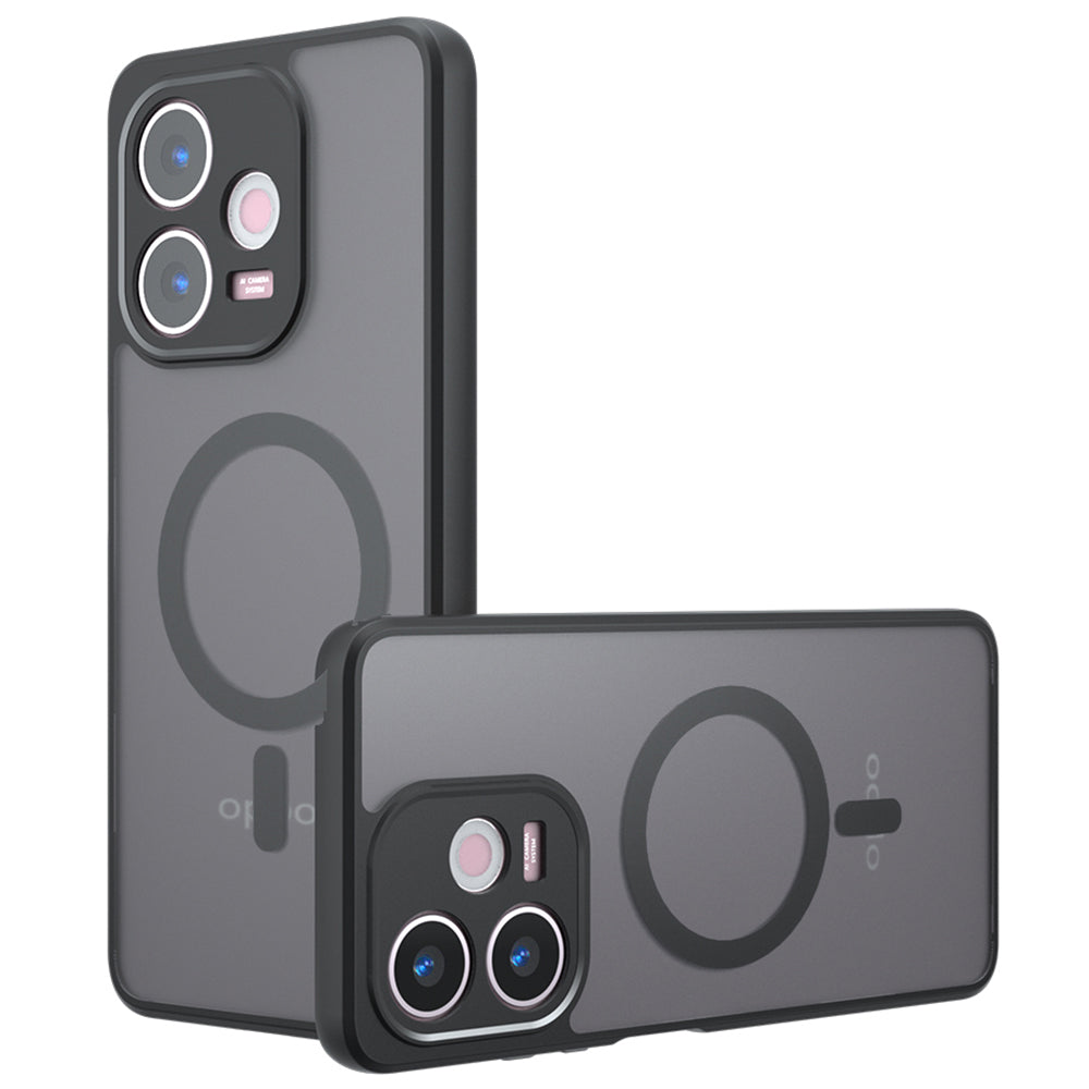 Husa MagSafe pentru Oppo A5 Pro 4G / A5 Pro, Techsuit, PureFrost, Neagra