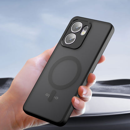 Husa MagSafe pentru Oppo A5 Pro 4G / A5 Pro, Techsuit, PureFrost, Neagra