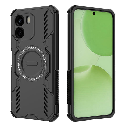 Husa MagSafe pentru Oppo A6 4G, Techsuit, ArmorMag, Neagra