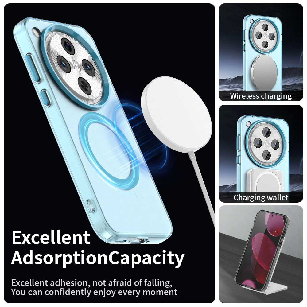 Husa MagSafe pentru Oppo Find X8 Pro, Techsuit, CandyCase, Albastra