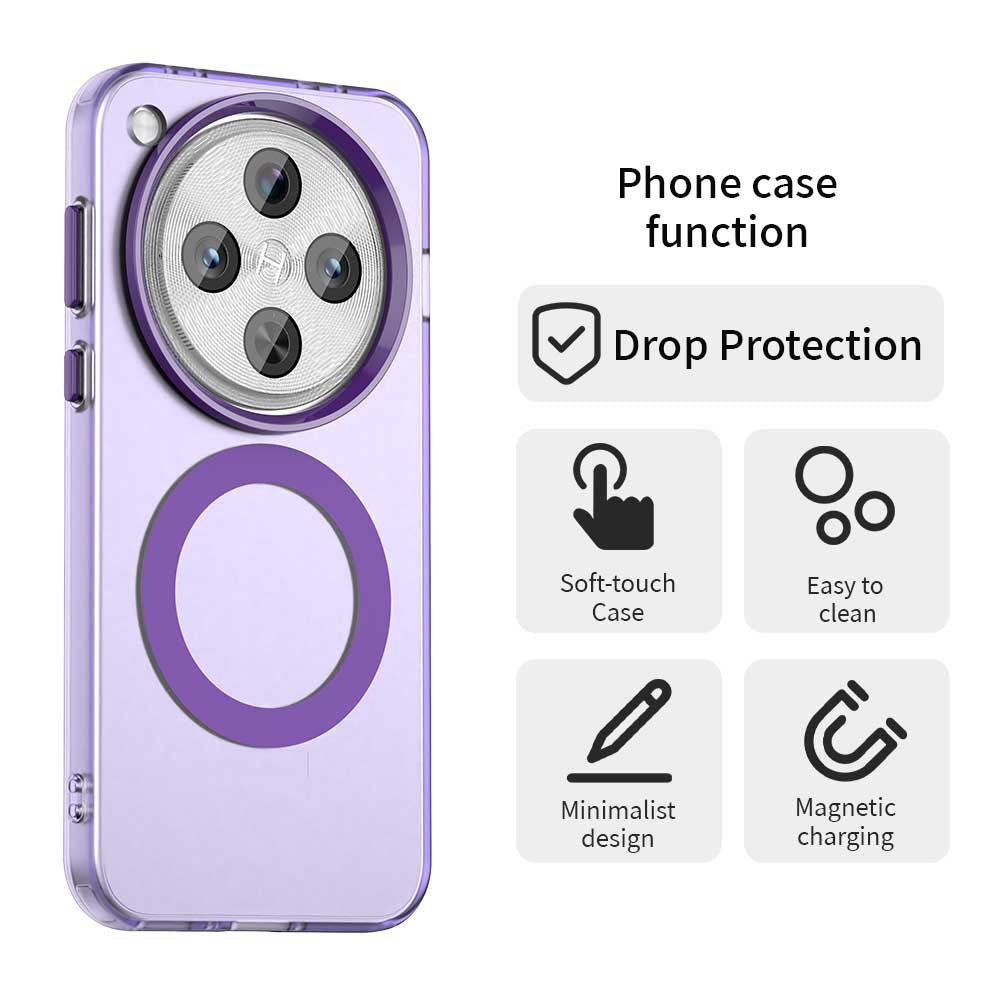Husa MagSafe pentru Oppo Find X8 Pro, Techsuit, CandyCase, Mov