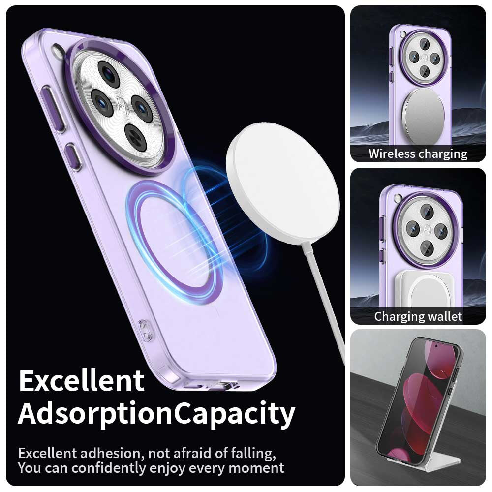 Husa MagSafe pentru Oppo Find X8 Pro, Techsuit, CandyCase, Mov