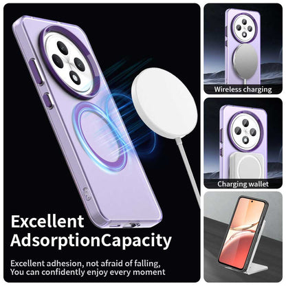 Husa MagSafe pentru Oppo Reno12 FS 5G / Reno12 FS 4G / Reno12 F 4G / Reno12 F, Techsuit, CandyCase, Mov