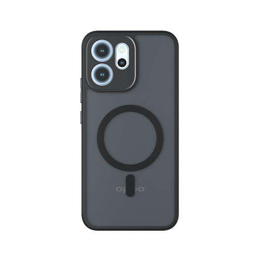 Husa MagSafe pentru Oppo Reno14 FS 5G / Reno14 F, Techsuit, PureFrost, Neagra Satinata
