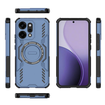 Husa MagSafe pentru Oppo Reno14 Pro, Techsuit, ArmorMag, Albastra