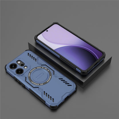 Husa MagSafe pentru Oppo Reno14 Pro, Techsuit, ArmorMag, Albastra