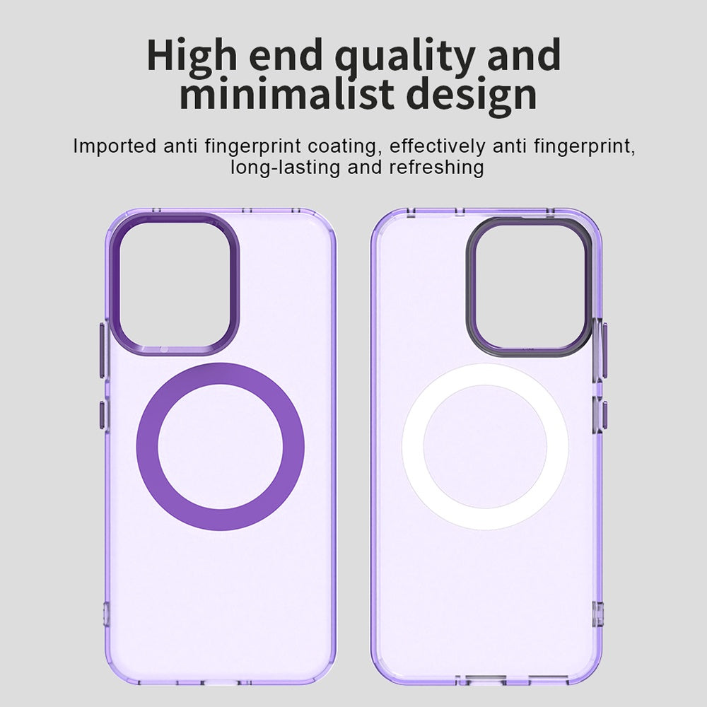 Husa MagSafe pentru Oppo Reno14, Techsuit, CandyCase, Mov