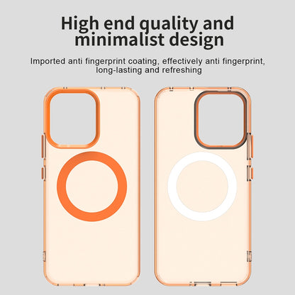 Husa MagSafe pentru Oppo Reno14, Techsuit, CandyCase, Portocalie