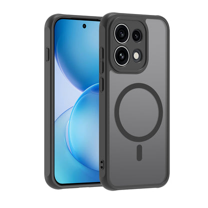 Husa MagSafe pentru Oppo Reno16 Pro, Techsuit, HaloFrost II, Neagra
