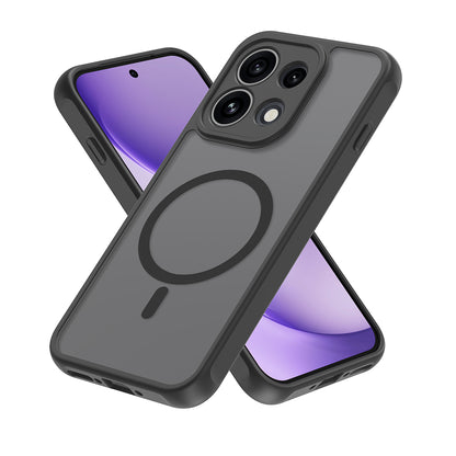 Husa MagSafe pentru Oppo Reno16 Pro, Techsuit, HaloFrost II, Neagra