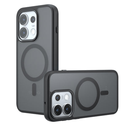 Husa MagSafe pentru Oppo Reno16 Pro, Techsuit, PureFrost, Neagra Satinata
