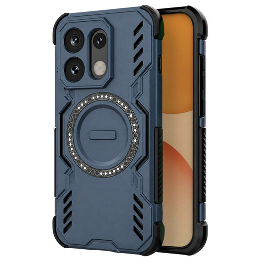 Husa MagSafe pentru Oppo Reno16 / Reno16 Pro, Techsuit, ArmorMag, Albastra