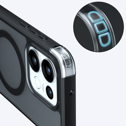 Husa MagSafe pentru Oppo Reno16, Techsuit, PureFrost, Neagra Satinata