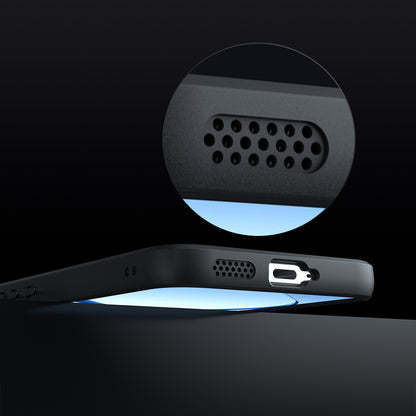 Husa MagSafe pentru Realme 16, Techsuit, PureFrost, Neagra Satinata