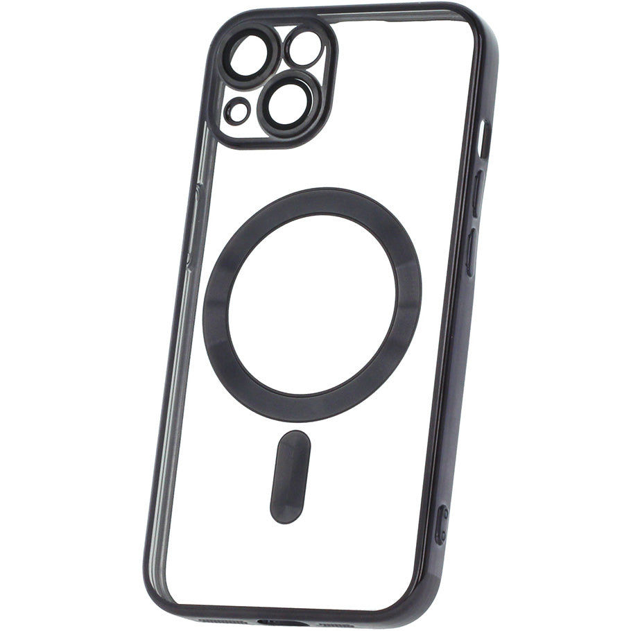 Husa MagSafe pentru Samsung Galaxy A26 A266, OEM, Color Chrome Mag, Neagra