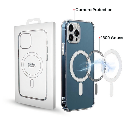 Husa MagSafe pentru Samsung Galaxy A57 5G, OEM, 1800 Gauss, Transparenta