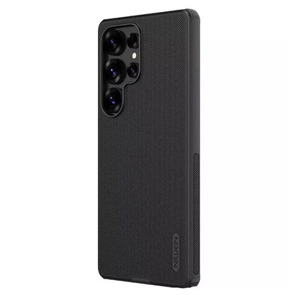 Husa MagSafe pentru Samsung Galaxy S25 Ultra S938, Nillkin, Super Frosted Shield Pro, Neagra