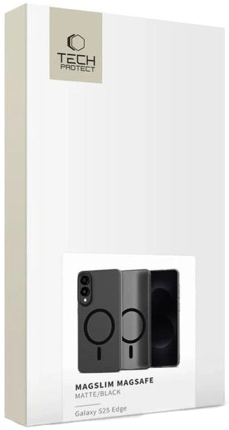 Husa MagSafe pentru Samsung Galaxy S25 Edge S937, Tech-Protect, MagSlim, Neagra
