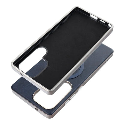 Husa MagSafe pentru Samsung Galaxy A36 A366, OEM, Gentleman Mag, Bleumarin